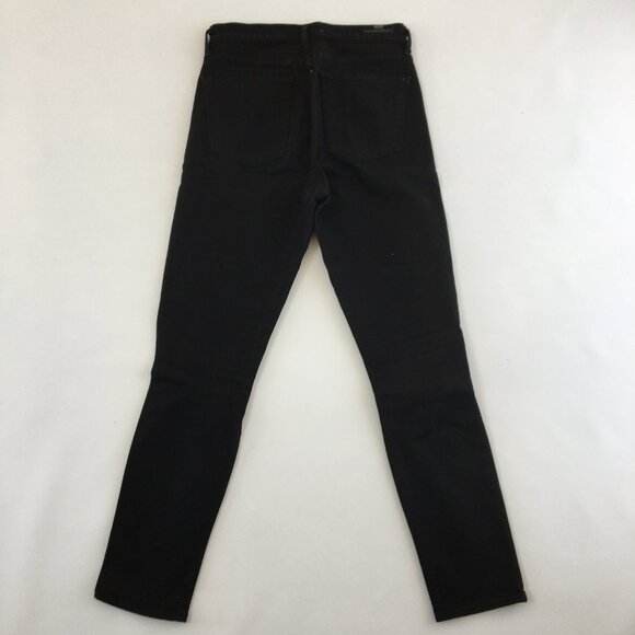 Citizen of Humanity Olivia Highrise Slim Ankle Button Fly Black Jeans 26 - Picture 4 of 10